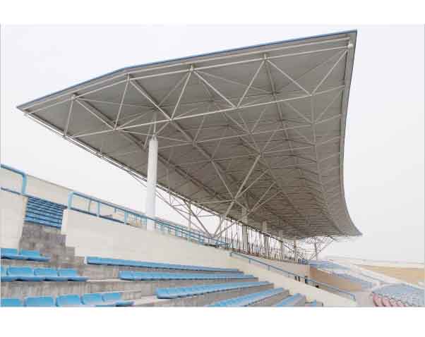丽江河南理工大学体育场看台网架